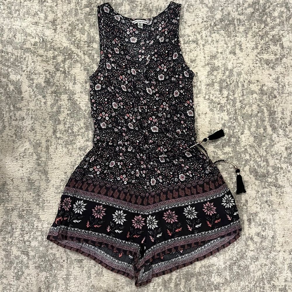 American Eagle Floral Romper